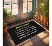 XYBH Décoration d'intérieur pour hommes Conseils pour réussir : nourriture, intérêt, partage, brevet, technologie. Paillasson de bienvenue extérieur drôle (40 x 60 cm)