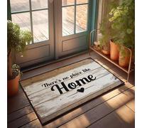 XYBH Funny Sogns There 'S No Place Like Home. Paillasson amusant pour décoration de chambre, tapis d'automne d'extérieur (50 x 80 cm)