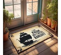 XYBH Home Decor Men The Pride Of Des Caules Hangout Paillasson Décorations de campagne pour la maison de garçons Décoration de chambre de garçon (50 x 80 cm)