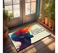XYBH Home Sweet Paillasson Life's Journey Is Tough, But A Good Heart Makes You Strong, tapis cool pour garçons pour la cuisine (65 x 90 cm)