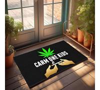 XYBH Paillasson amusant en plein air Calm One Kids - Un espace sûr pour tous les paillasson chaussures ici tapis de sport décoration de bar (65 x 90 cm)