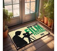 XYBH Paillasson antidérapant pour salle de classe - Festival du film de New York 1999 - 40 x 60 cm