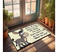 XYBH Paillasson d'extérieur motif âne d'automne avec légende : After All These Years My Wife Still Thinks I'M Sexy Doormat Décoration d'intérieur pour salle de jeux (50 x 80 cm)