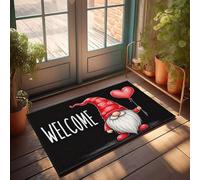 XYBH Paillasson d'intérieur amusant avec inscription « Welcome To Our Home » (40 x 60 cm)