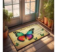 XYBH Paillasson d'intérieur amusant avec inscription « Whisper Words of Wisdom » (50 x 80 cm)