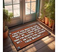 XYBH Paillasson personnalisé pour porte d'entrée « I Have Never Taken Anything For Granted » - Paillasson pour salle de jeux - Décoration de cabe (50 x 80 cm)