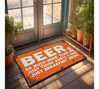 XYBH Paillasson pour décoration de porche avec inscription « Men Decor Beer », « So Much More Than Me » (65 x 90 cm)