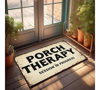 XYBH Paillasson Things For Boys Room Porche Therapy Session In Progress Paillasson Entrée Extérieur Dortoir Sweet Dortoir (40 x 60 cm)