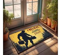 XYBH Paillasson « Welcome » pour entrée en plein air avec inscription « Hello I Believe I'Ll Have Another Beer » - Décoration amusante pour bar Tiki (40 x 60 cm)
