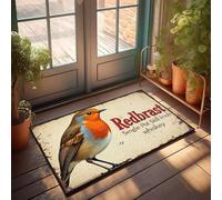 XYBH Redbrast Ensemble de tapis de cuisine rustique pour pot unique Whisky irlandais Paillasson pour salle de classe 50 x 80 cm