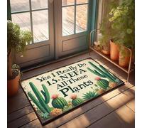 XYBH Stuff For Your Room Yes, I Really Do. 15+ Nefa All These Plants. Paillasson Welcome Home Mats pour porte d'entrée Décoration pour chambre (65 x 90 cm)