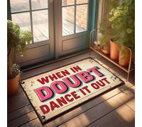 XYBH Tapis de bain « Farmhouse When In Doubt, Dance It Out » - 65 x 90 cm