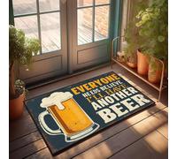 XYBH Tapis de bienvenue d'automne en plein air Everyone Needs To Believe I'Ll Have Another Beer. Paillasson Accessoires de chambre à coucher Paillasson pour la maison (50 x 80 cm)