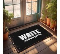 XYBH Tapis de bienvenue d'automne pour l'extérieur - Écrivez tout ce que vous aimez - Paillasson pour chambre à coucher - Paillasson (40 x 60 cm)