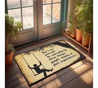 XYBH Tapis de bienvenue pour porte d'entrée « Don't Let Yourself Be Controlled by people », argent ou expériences passées. Paillasson d'automne pour décoration de chambre extérieure (40 x 60 cm)