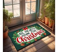 XYBH Tapis de bienvenue pour salle de classe, tous les cœurs, pour Noël, paillasson de salle de bain, tapis de bain antidérapant, tapis d'automne extérieur (65 x 90 cm)