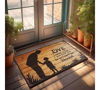 XYBH Tapis de cuisine rustique « Love Is For those Who Love You » - Tapis de bienvenue de style rustique - Décoration de piscine (50 x 80 cm)