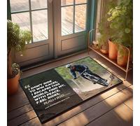 XYBH Tapis de porche extérieur Ride For Peace, Not Just Wins. Paillasson pour cuisine, garage, décoration pour homme (50 x 80 cm)