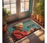 XYBH Tapis de porte d'automne pour entrée extérieure Assuming I'M Just An Old Dald Was Your Mistake. Paillasson d'extérieur pour porte d'entrée Home Alone (50 x 80 cm)