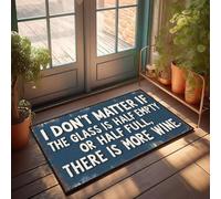 XYBH Tapis de porte d'automne pour l'entrée extérieure, il y a plus de vin. Paillasson extérieur tapis de sol cool pour garçons (50 x 80 cm)