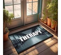 XYBH Tapis de porte d'automne Thérapie extérieure : équipement de fitness dans le gymnase, paillasson amis, décoration de porche d'extérieur (40 x 60 cm)