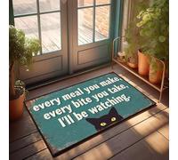 XYBH Tapis de porte d'entrée amusant Every Meal You Make, Every Bite You Take, I'Ll Be Watching. Tapis d'extérieur pour la cuisine (65 x 90 cm)