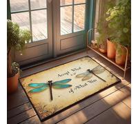 XYBH Tapis de porte personnalisé pour porte d'entrée Accepter ce qui est ; laissez aller ce qui était. Paillasson de salle de jeux meubles Man Cabe Decor (50 x 80 cm)