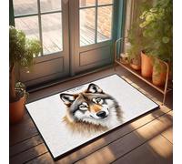 XYBH Tapis d'extérieur pour porte d'entrée My Spirit Animal Is A Wolf Paillasson d'intérieur Paillasson d'entrée d'été (40 x 60 cm)