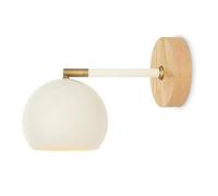 XYBZJP Applique murale de style industriel moderne, lampe murale créative à une tête, douille E26 en métal et bois, luminaire décoratif pour chambre, salon ou entrée