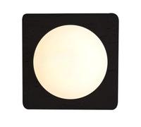 XYBZJP Applique murale intérieure à vis G4, style industriel moderne, raccordement câblé, carrée de 19,8 cm (7,8 po), luminaire décoratif pour chambre, couloir ou entrée