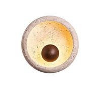 XYBZJP Applique murale simple et créative, luminaire LED à fixation murale, applique murale en travertin jaune de style simple, pour couloir, salle à manger et chambre à coucher.