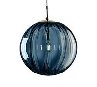 XYBZJP Lustre à tête Unique à vis E14, Abat-Jour Suspendu de Couleur créative, Suspension en Verre de Fer de Style rétro Nordique, luminaires de décoration de Couloir de Restaurant