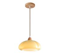 XYBZJP Lustre de style industriel moderne, douille E27, abat-jour en verre, plafonnier encastré, luminaire décoratif pour salon, salle à manger ou couloir