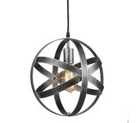XYBZJP Lustre de Style Industriel Nordique, Lampe Suspendue créative en Fer forgé évidé, plafonniers à vis E27, Suspension de décoration de Bar de Chambre à Coucher de Salon