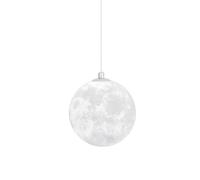 XYBZJP Lustre en Plastique en Forme de Lune, Lampe à Suspension à tête Unique à Base E27, plafonnier encastré de Style Moderne créatif, Lampe à Suspendre pour Salon d'étude pour Chambre d'enfant