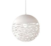 XYBZJP Suspension créative en Fer forgé en Forme de Boule, Lustre à tête Unique à vis E27, luminaires de Plafond, Lampe Suspendue de décoration de Cuisine de Chambre à Coucher de Salon