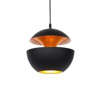 XYBZJP Suspension de style industriel américain, lustre à tête unique avec base E27, abat-jour de lampe suspendue en aluminium de personnalité créative, luminaires décoratifs de librairie de couloir d