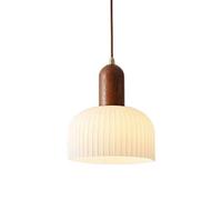 XYBZJP Suspension Moderne et Minimaliste, Lampe Suspendue en Verre à Ampoule E27, Lustre créatif à Une tête, luminaire décoratif pour Chambre à Coucher, Salon, hôtel