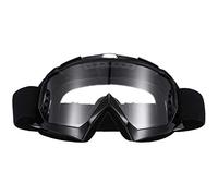 XYDZ Moto Lunettes Motocross, Lunettes de Protection Anti-UV Coupe-Vent Anti-Sable Anti-Poussière pour Activités Extérieures Vélo Moto Cross VTT Ski Snowboard Cyclisme Goggles - Noir