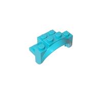 XYEIUGO GDS-M492 Roues Garde-Boue de Voiture de Sport 2x4x2 10 Pièces Compatible avec Composants MOC en Gros Classique Couleur:Azzurro Medio 322