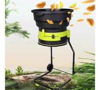 XYEJL Broyeur De Feuilles électrique sans Fil, Broyeur De Feuilles 8000 TR/Min, Taux De Broyage De 17:1, Taille De Broyeur De Feuilles Réglable, Collecteur De Feuilles,noPowercord