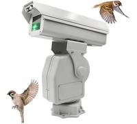XYEJL Dispositif Anti-Oiseaux Laser 360° Protection Humaine Contre Pigeons, Étourneaux, Moineaux Mode Croisière Automatique Résistant aux Intempéries Contrôle par APP,B