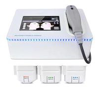 XYEJL Mini Visage Corps Peau Rajeunissement Dispositif,Anti-Rides Anti-âge Lifting du Visage Raffermissement De La Peau Masseur Corporel Soins De Beauté Utilisation à La Maison Hifu Machine,3Heads