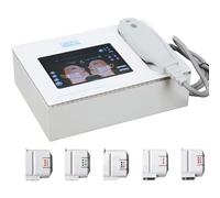 XYEJL Mini Visage Corps Peau Rajeunissement Dispositif,Anti-Rides Anti-âge Lifting du Visage Raffermissement De La Peau Masseur Corporel Soins De Beauté Utilisation à La Maison Hifu Machine,5Heads