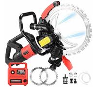 XYEJL Scie à Anneau électrique 9500W pour Découpe Murale,Scie à Béton électrique 16 Pouces,Scie à Tronçonner électrique,Profondeur Coupe 300 Mm,3000 TR/Min,pour Granit,Porcelaine,Bois,Brushed