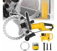 XYEJL Scie à béton électrique 8000W,Scie Annulaire Haute Fréquence,Machine de Découpe Murale,Coupe sans Poussière, pour Couper Béton,Pierre,Brique, avec Lame Diamant,CuttingDepth40cm