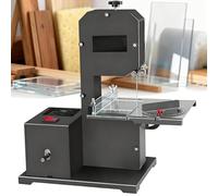 XYEJL Scie à Ruban D'établi pour Petits Ateliers,Hauteur De Coupe 70 Mm,Profondeur De Coupe 90 Mm,Coupes Droites Et Courbes,Table Métallique Inclinable (0-45°),Machine à Bois Robuste