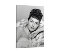 XYEMLZCC Ava Gardner Poster décoratif sur toile pour chambre à coucher - 30 x 45 cm