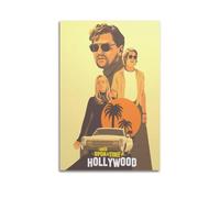 XYEMLZCC Poster de film Once Upon A Time in Hollywood - Impression sur toile - Décoration murale moderne pour chambre à coucher - 50 x 75 cm