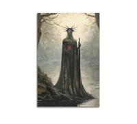 XYEMLZCC Poster décoratif sur toile The Dark Lady of Lack, décoration murale moderne pour chambre à coucher (60 x 90 cm)